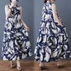 Ladies' Retro Chiffon Loose Mid Length Dress