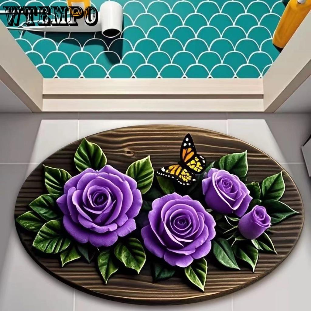 Flower Carpet Living Room Decoration Floor Mat Bedroom Bedside Carpet Coffee Table Sofa Edge Mat