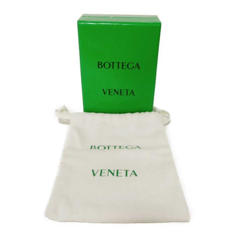 Portofel de carduri de credit cu casetă folosit 11897 651401 VCQC4 8425 7946 RFID Maxi Intrecciato Negru Unisex din Japonia AUTENTIC