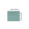 Travel-Ready PU Leather Card Holder Top Open Multi Card Slot Vintage Card Case Slim Wallet for Men and Women 8x10cm