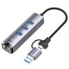 Plug-and-Play USB 3.0 to Gigabit Ethernet Adapter with RJ45 Port