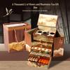 Premium Tea Gift Box: Oolong, Black, Pu-erh & Jasmine - A Thousand Li of Rivers and Mountains Collection