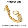 Men's Stainless Steel Wolf Head Bracelet Fashionable Designs Adjustable Length for Daily Wear and Special Occasions