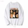 GEORGE CLOONEY T-SHIRT Vintage T-Shirt Anni '90 Retro Merch Omaggio Fan manica lunga o corta vintage Lavato grafica Unisex Versatile