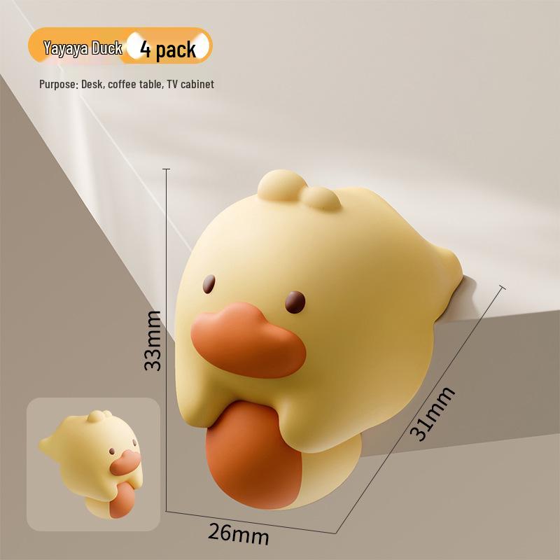 

Мультяшные угловые протекторы против столкновений - Мягкие краевые и прямоугольные наклейки для детской безопасности