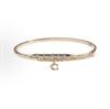 Iconic COA Enamel Hinge Bangle Bracelet