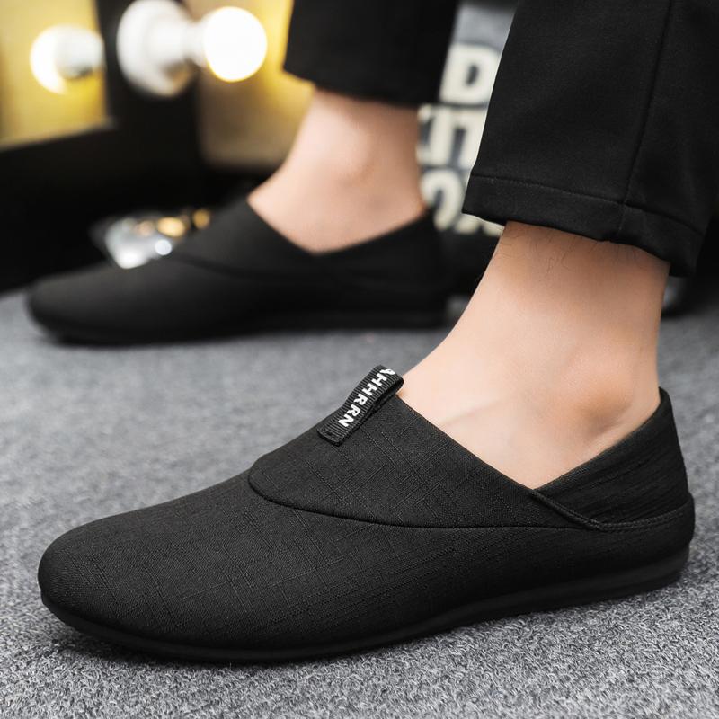 Fashion Fashion Men Lazy Shoes Italian Casual Slip On Minimalist Loafers Brand Comfy Soft Bottom Driving Shoes Big Size Shoes
