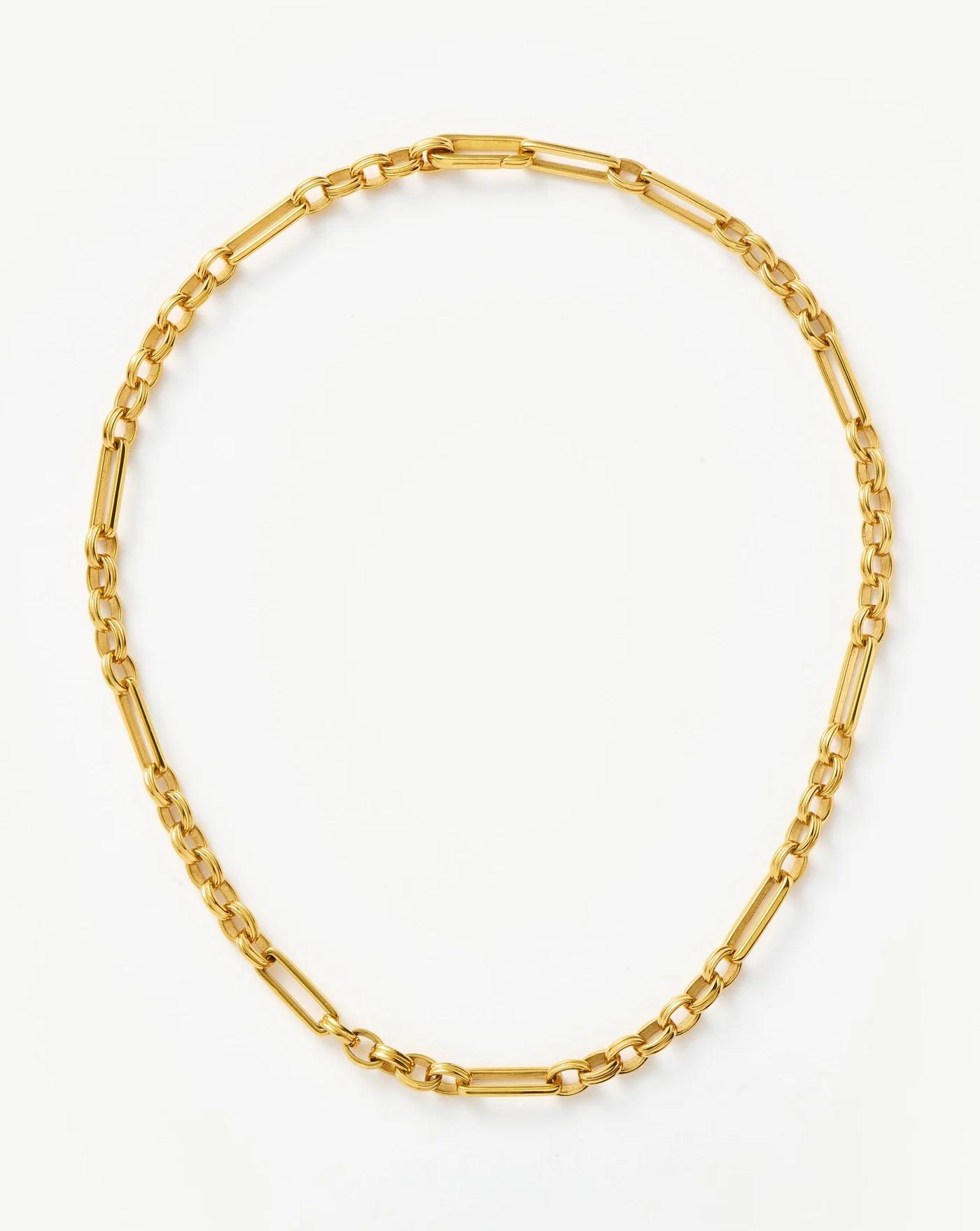 18K Gold Plated Multi-Layer Cross Ring Pendant Necklace - High-End Stackable Clavicle Chain