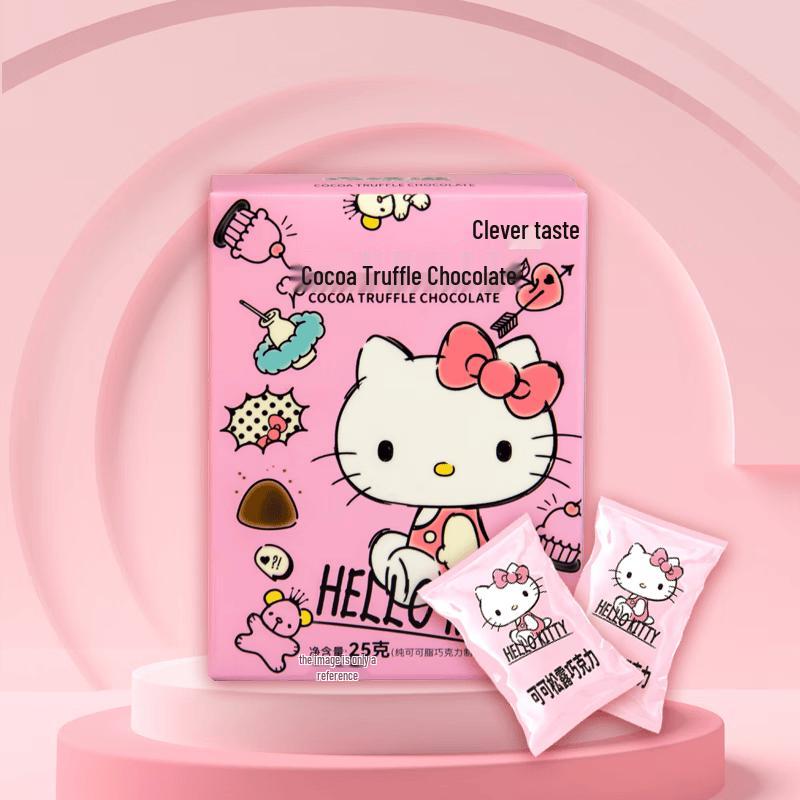 Qiaotazi Hello Kitty Licensed Truffle Chocolate 25g