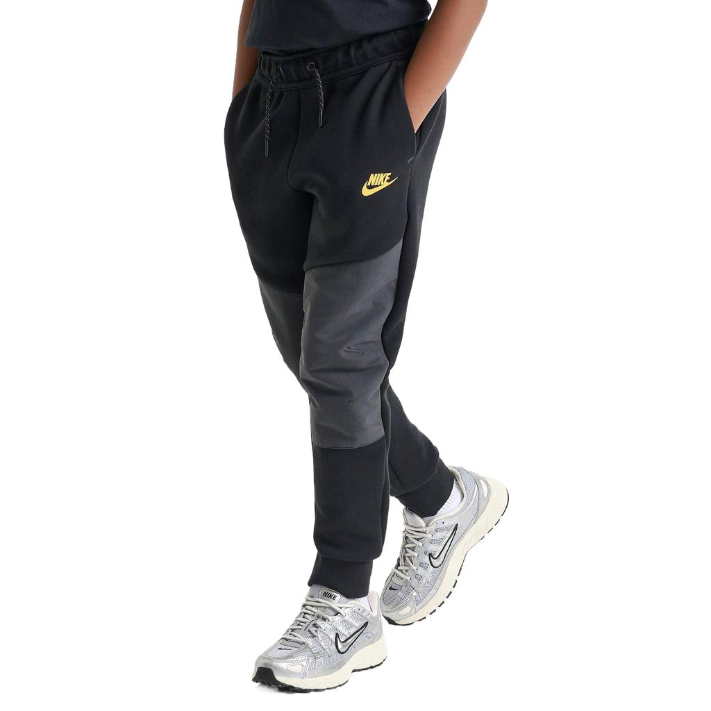 Nike Sportbekleidung Tech Fleece Lässig Leicht Warm Moderat Sporthosen Kinder Hosen IO1286-010