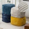 Soft Plush Toy Storage Bag Fluffy Filled Stool Sofa Cushion Clothing Storage Bag  Kids Room