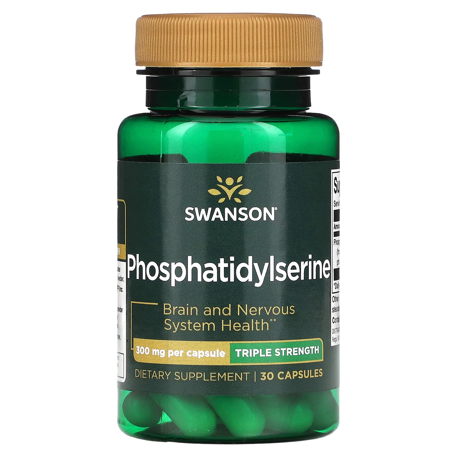 

Swanson, Phosphatidylserine, 300 mg, 30 capsules