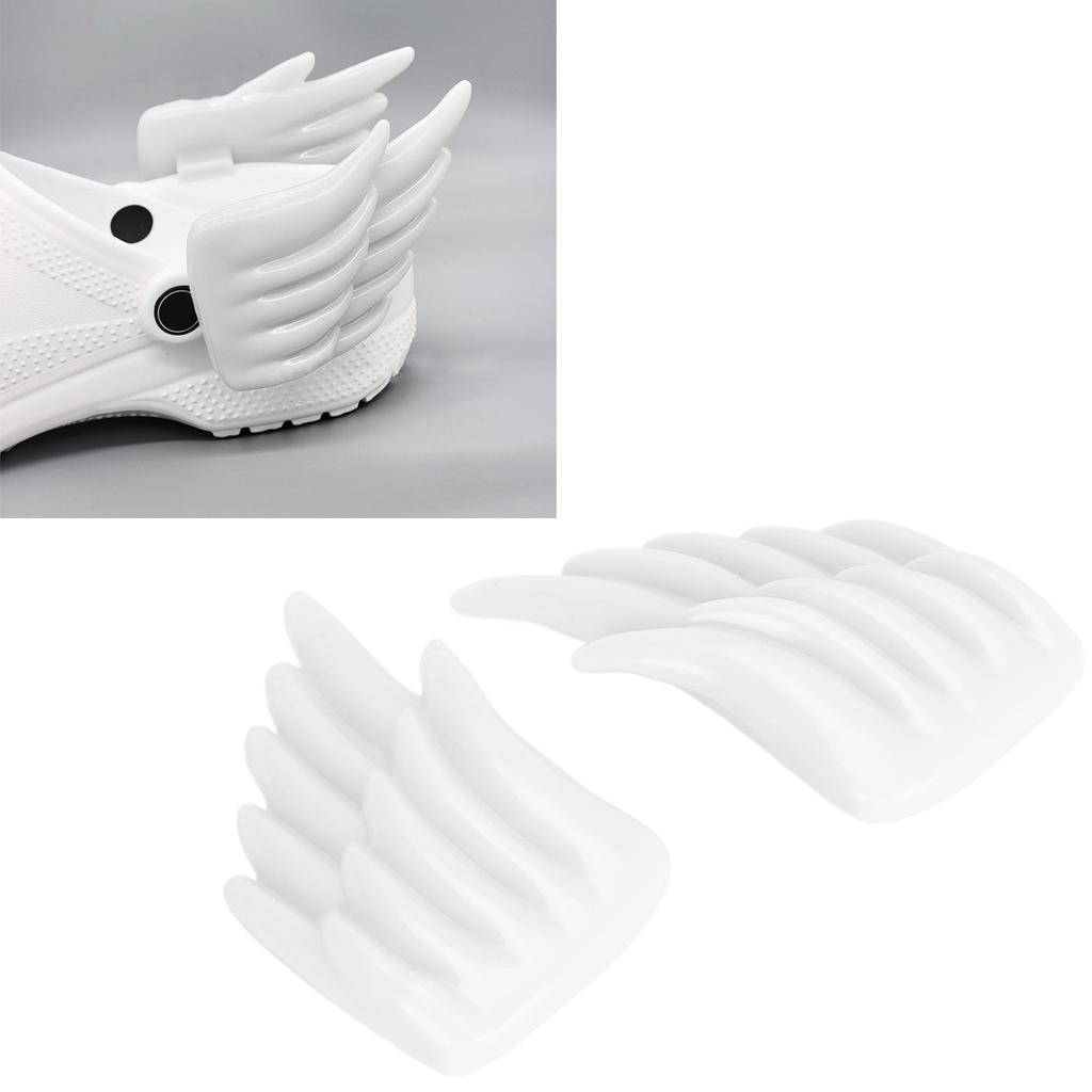 3D Wing Shoe Decor Innovative Shoe Accessory Tail Wing Pendant Shoe Attachment for Shoes with Holes