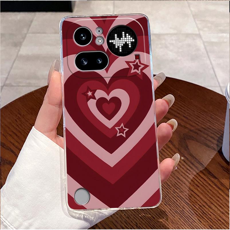 Für Nothing Phone 4a Pro Hülle Klar Luxus Niedlich Liebes Hase Lustig TPU Weiches Silikon Rückseite Für Nothing Phone4A Pro Gehäuse