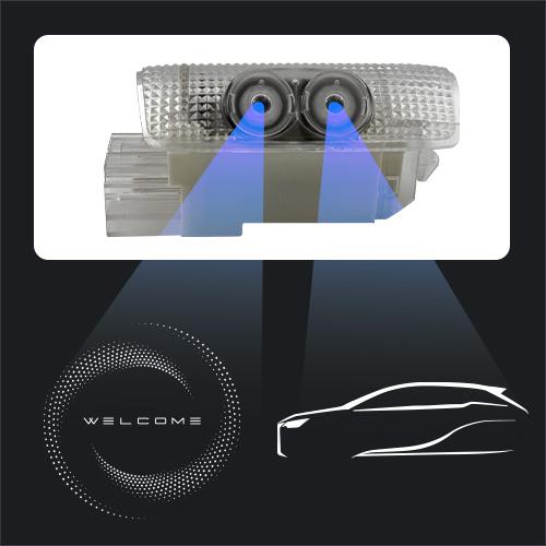 

2pcs Car Door Light For Lexus ES LS IS IF LX RX GS GX HS NX LM LC LF RZ RC Dynamic Lamp Dual lens LED Laser Decor Projector 2 pieces