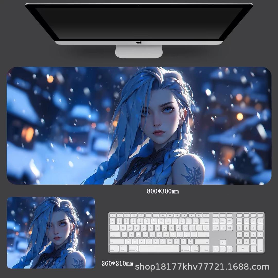 

Коврик для мыши Jinx Oversized - League of Legends E-sports Desk Pad 210*260mm, Jinx005