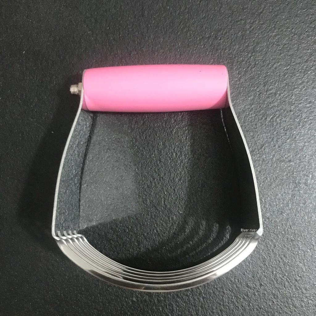 Multi-Color Stainless Steel Mixing & Cutting Tool: Flour Scraper, Mixer & Beater