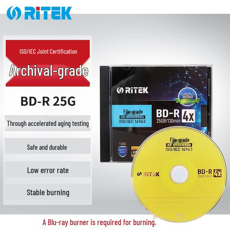 Архивные Blu-ray диски и приводы RITEK