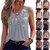 Regatas Femininas Sem Mangas Soltas Gola V Camisas Plissadas Camisetas Básicas