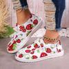 Plus Size Casual Shoes Women's New Canvas Flat Lace-up Low-top Loafers Women's Singles Shoes for Fall 2025