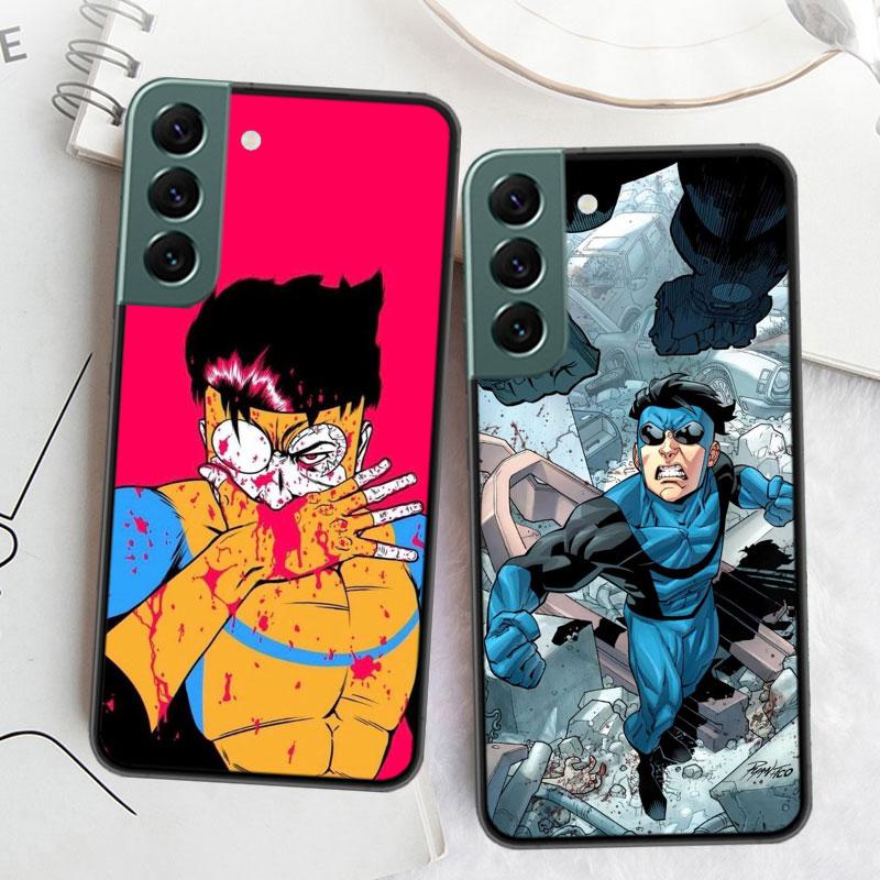 Cartoon Invincible Phone Case For Samsung Galaxy S22 S25 Ultra S21 S10 Plus S26 Edge S20 S23 S24 FE Cover Silicone Soft TPU