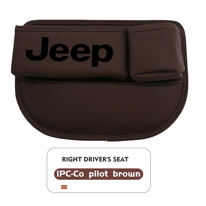 For Jeep Car Seat Gap Storage Box Pocket Wallet Key Cup Phone Holder Cherokee Wrangler JK Gladiator Compass Renegade Patriot AMZ1 