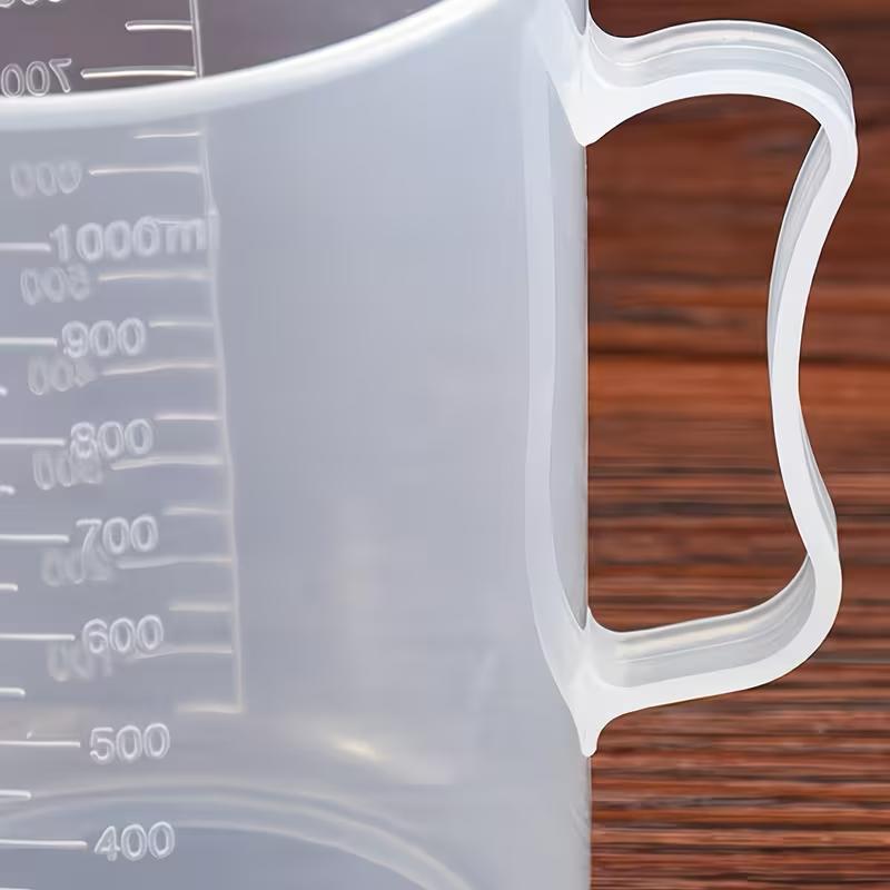 Heat Resistant Kitchen Measuring Cup with Scale Transparent Liquid & Dry Ingredient Measuring Jug for Cooking, Baking, Milk, Water & Flour