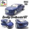 1/36 Bentley Continental GT Pullback Toy Car Model Official Licensed Scale Replica Metal Diecast Miniature Art Xmas Kid Boy Gift