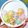 15 Stück DIY Cartoon Eiscreme Mädchen Schmuck Harz Zubehör Spielzeug Handgemacht Sahne Gel Handyhülle Haarspange Stirnband Zubehör Geschenk