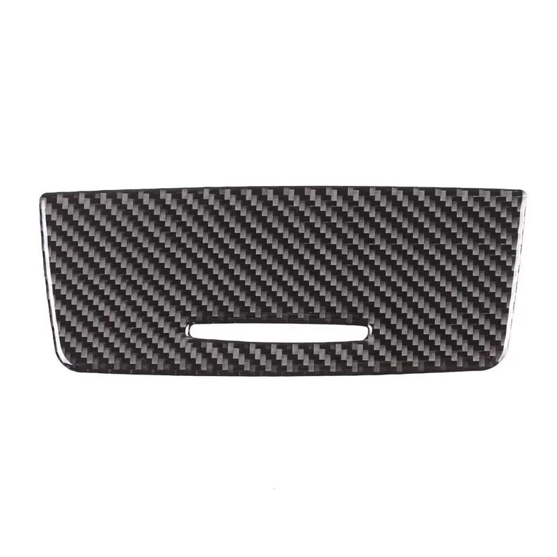 For BMW 3 Series E90 E92 E93 2005-2012 Soft Carbon Fiber Car Center Gearbox Storage Box Panel Cover Sticker Car Accessories