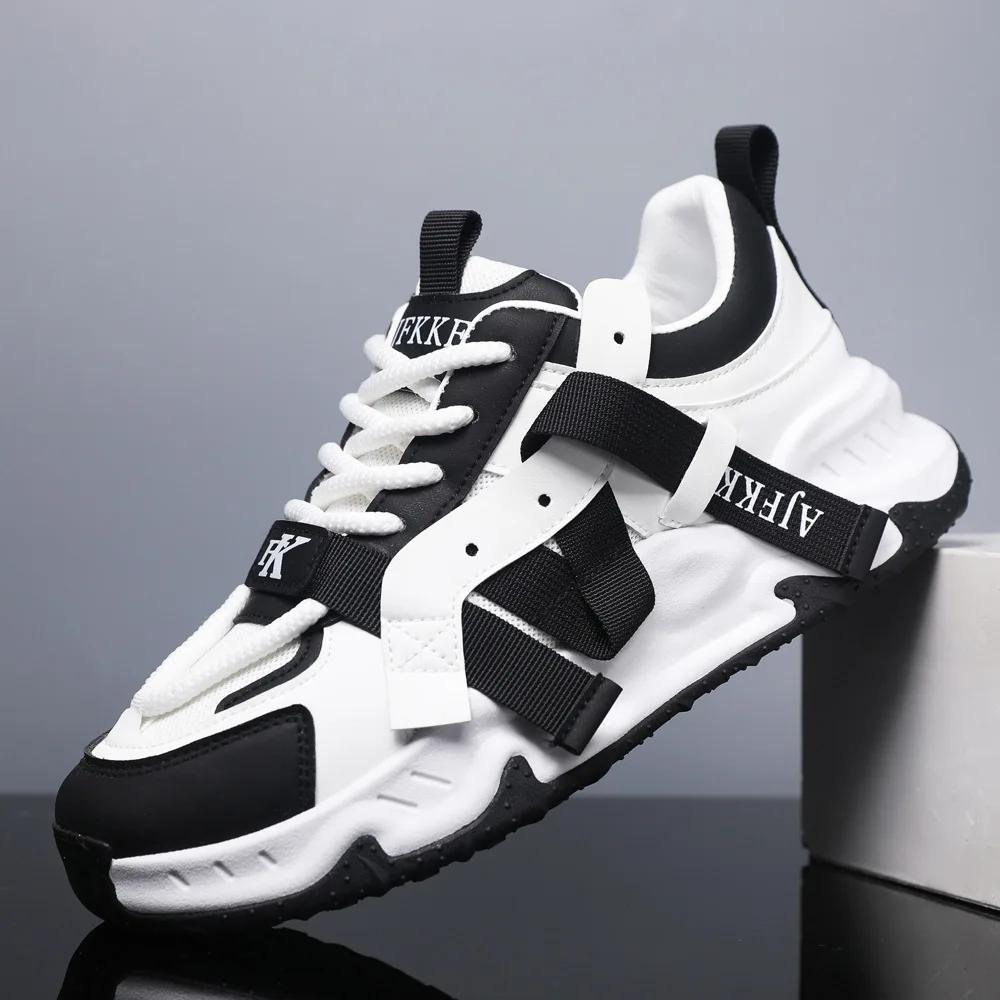 Fashion Fashion Trend Running Sneakers for Men Comfort Hard-wearing Athletic Shoes Outdoor Lace-up Tenis Masculino Summer Breathable