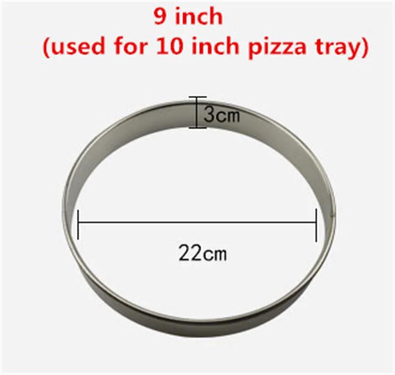 Round Stainless Steel Cake Molds Mousse Cake Tart Circle Mold Pizza Dessert DIY Decor Mould Tart Ring Kitchen Baking Tool