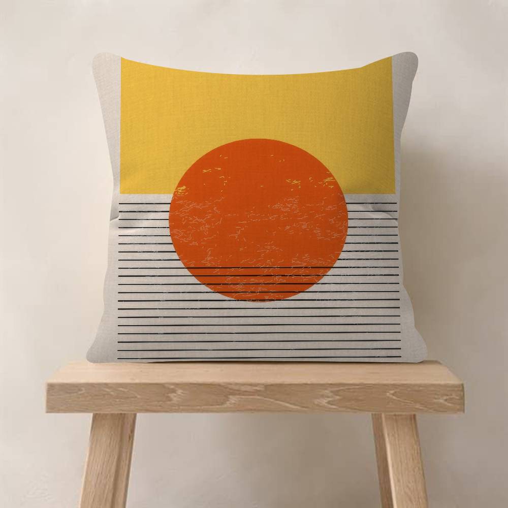 abstract Bauhaus-style  Cushion Cover Inches Farmhouse Decor Home Throw Pillow Covers for Couch Decorations