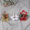 Weihnachts Pentagramm Glocke Zubehör Anhänger, Weihnachtsbaumschmuck für Weihnachtsfeier DIY