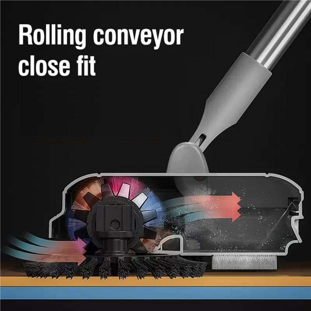 Ręczna Zamiatarka, Wielofunkcyjne Narzędzie do Czyszczenia Zamiatanie Mopowanie, Zamiatarka z Długim Uchwytem z Systemem Auto Spiralnego Głębokiego Czyszczenia