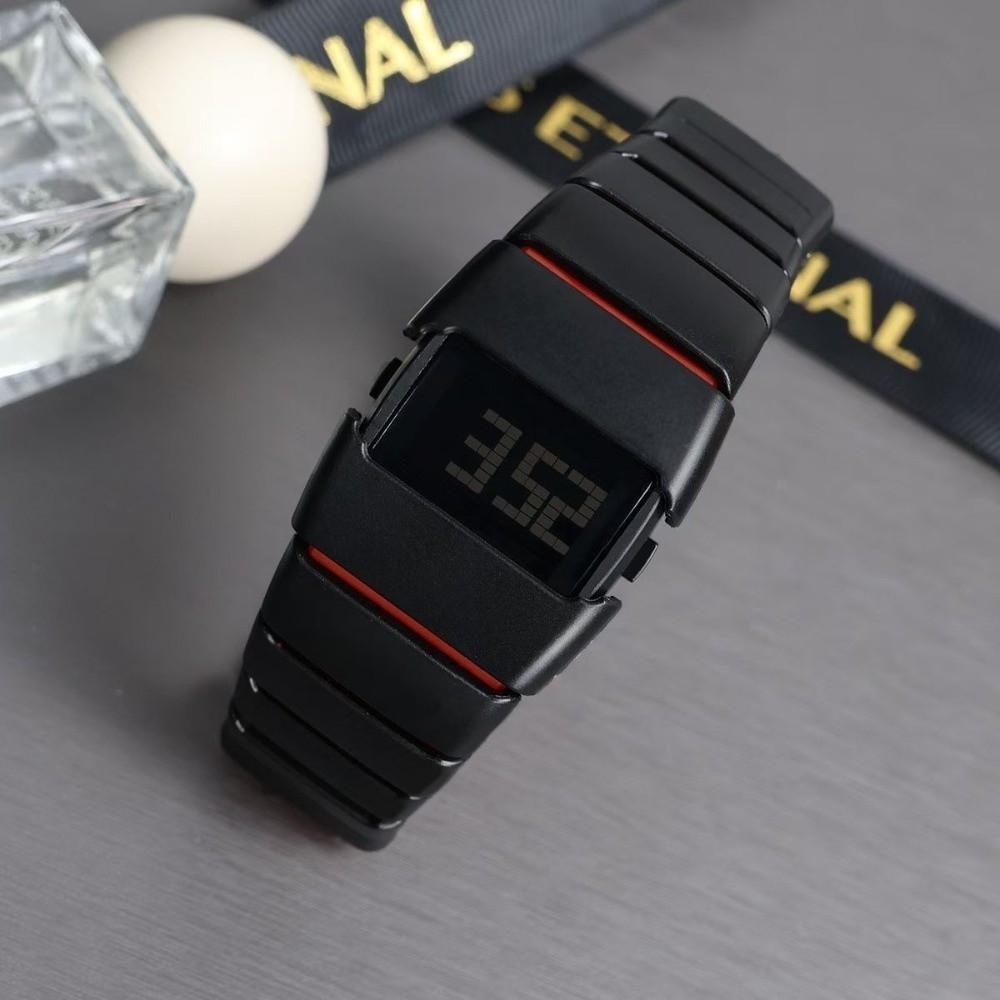 Plastic LED Electronic Watch Lightweight Wristwatch Special-Shaped Sports Watch  Casual Wear