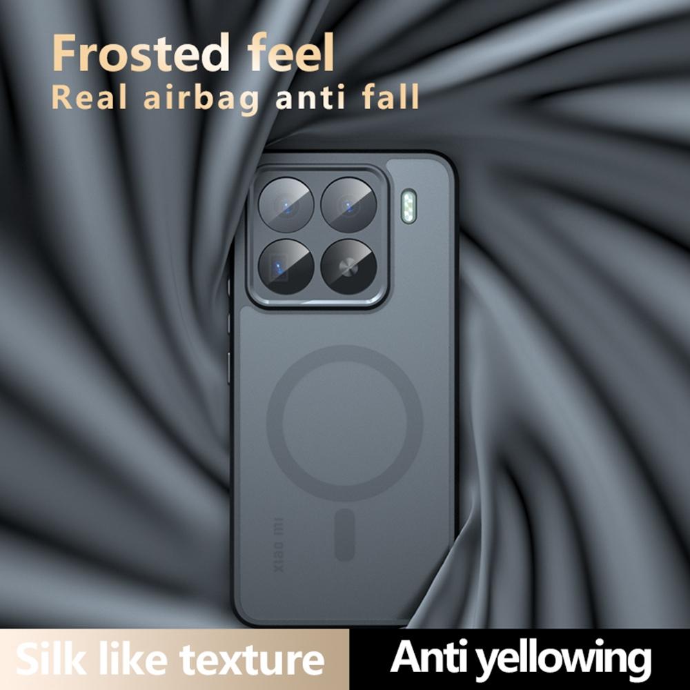Für Xiaomi 15 Pro Hülle Kompatibel mit MagSafe TPU+PC Matte Hautgefühl Handyhülle