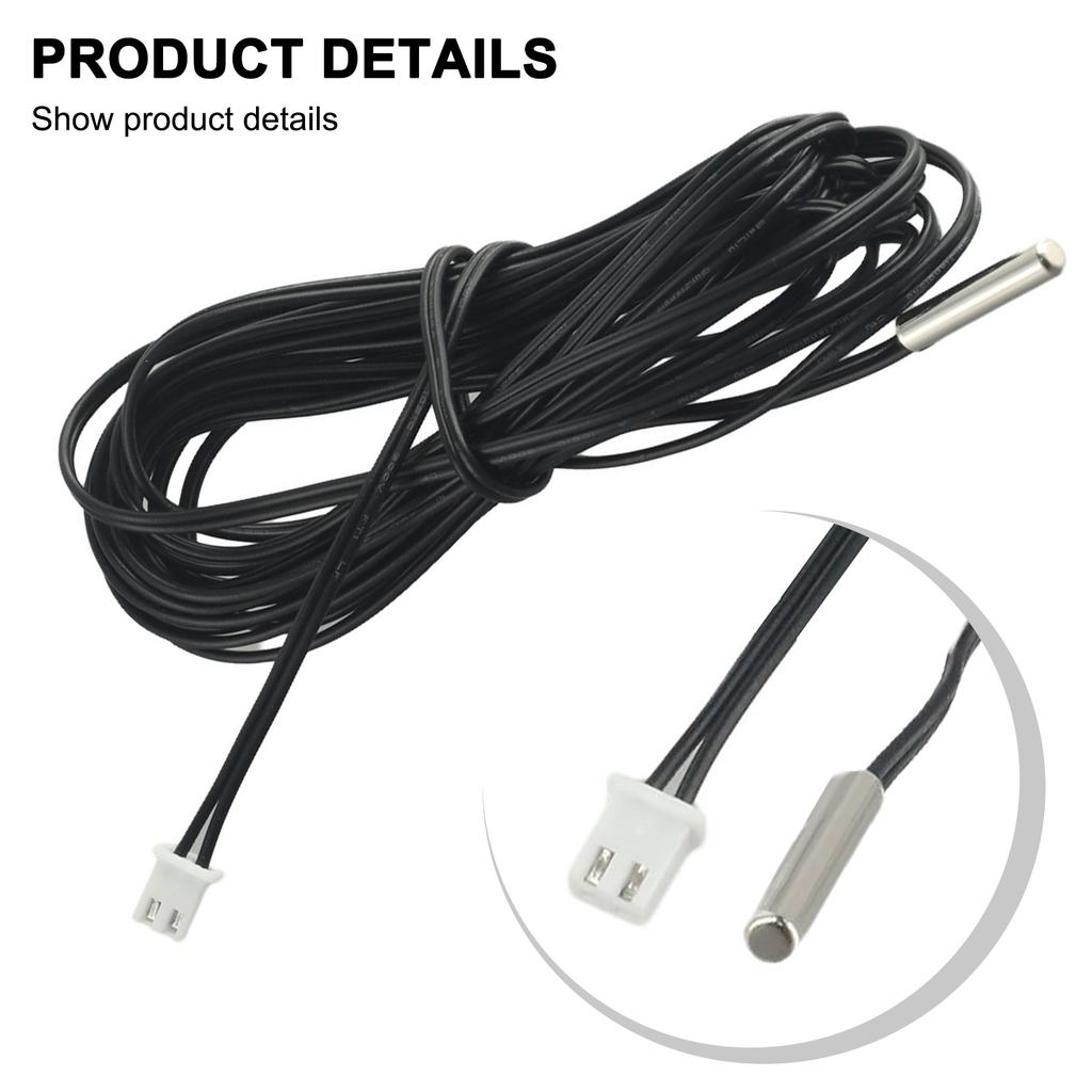 NTCs Thermistor Temperature Sensor Waterproof Probe B3950 10K 1% Air Probe Air Conditioning Probe Wire Cable Probe 4*20mm