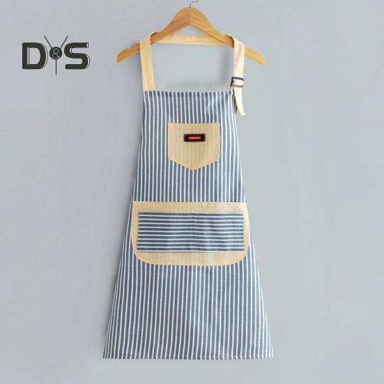 Ladies Cooking Apron Adjustable Strap Convenient Easy Cleaning Strap Apron Pinafore