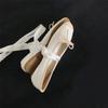Flat Shoes Leather Ballet Shoes 2025 Summer New French Temperament Bow Color Matching Square Head Light Mouth Single Shoes Women