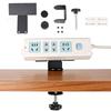 Under Desk Power Strip Holder No-Drill Cable Management Tray Multi-Purpose Power Strips Mounting Bracket for Home Office Use