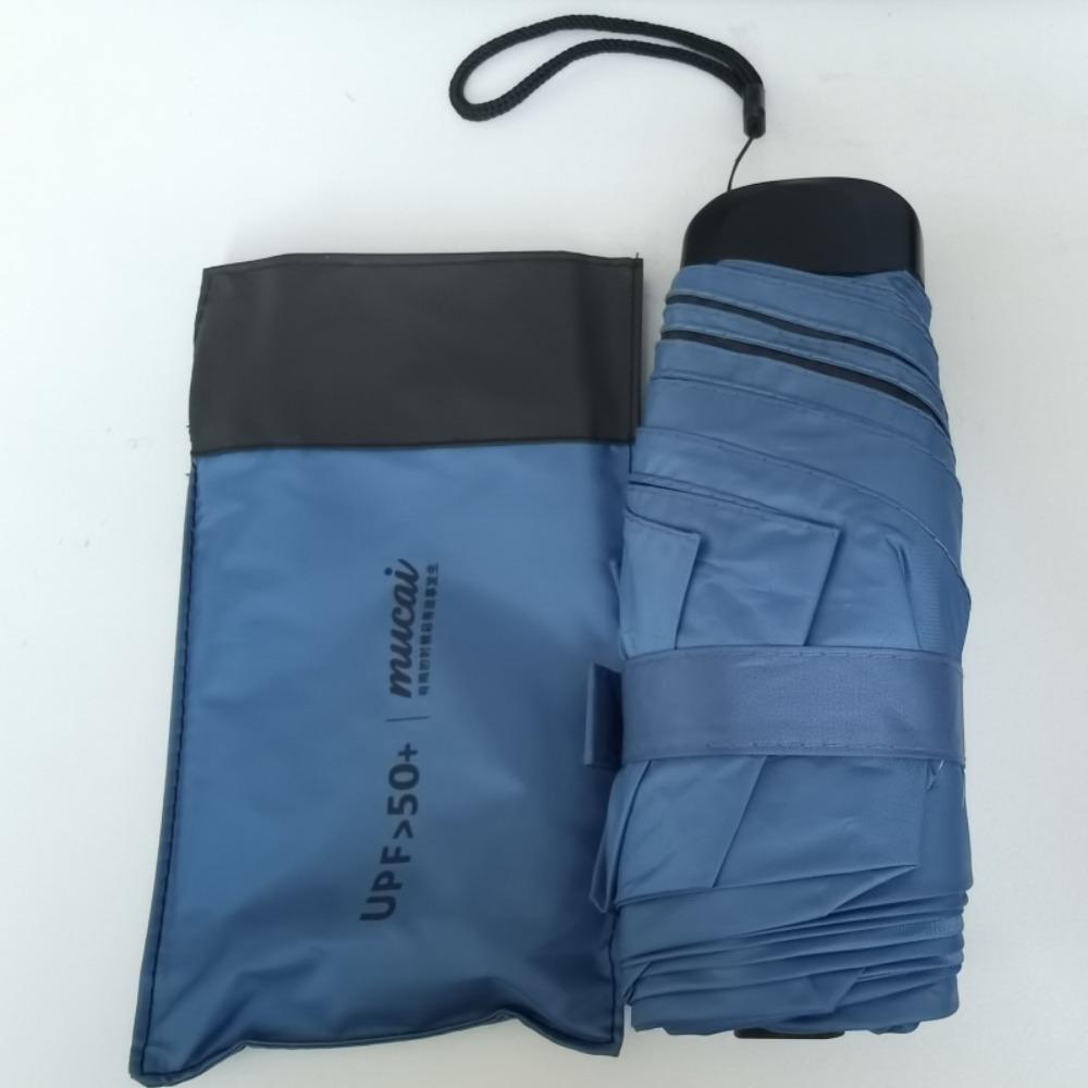 

Мини-зонт от УФ-лучей Солнце Дождь Карманный зонт Портативный Маленький зонт Товары для дома серый