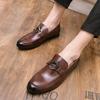 Street Fashion Pánské mokasíny Nazouváky Pravá kůže Hnědá Neformální Podnikání Šaty Boty Párty Svatba Pánská obuv