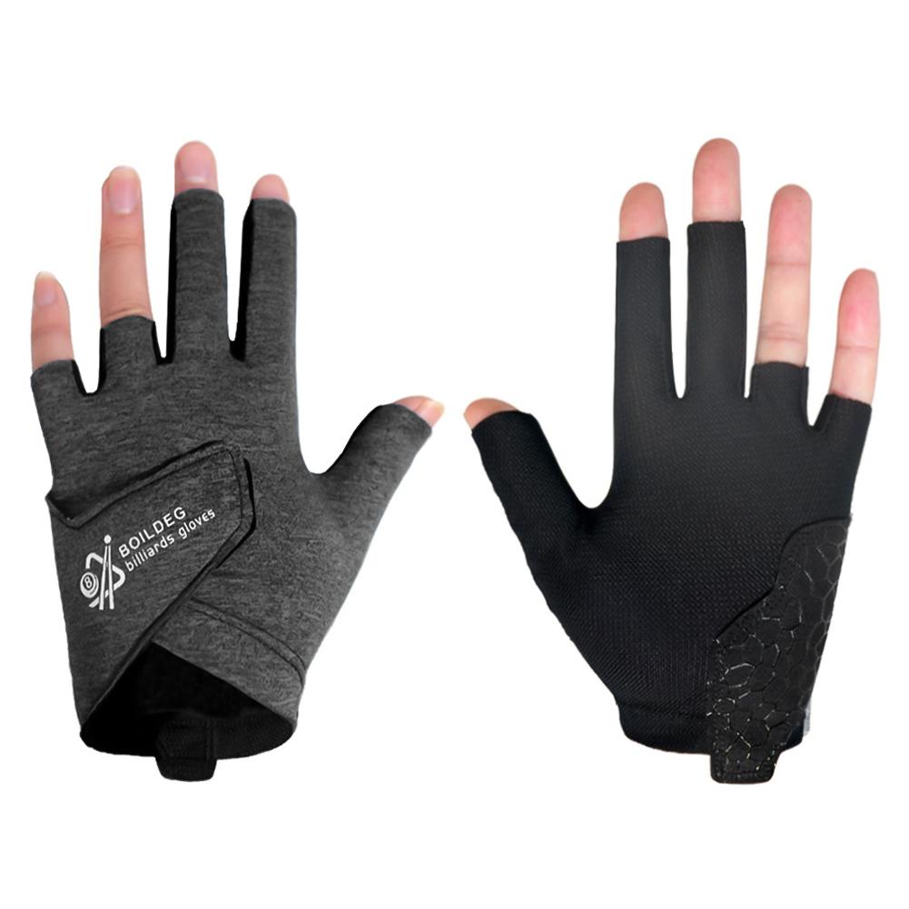 1PC Professional Billiards Gloves With Anti-Slip Pads Breathable And Sweat-Wicking Snooker Gloves Self-Adhesive Cloth Fixed For Left Hand