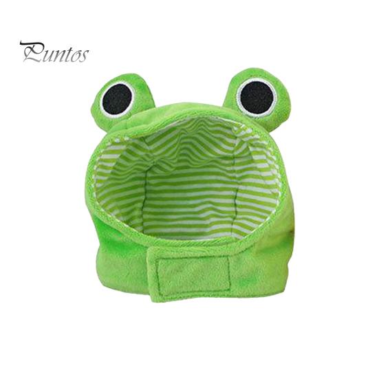 Evcil Hayvan Şapka Bağlayıcı Bant Peluş Kurbağa Evcil Hayvan Başlığı Hayvan Cosplay Köpek Başlığı Partiler İçin Moda Aksesuarı