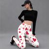 Damen High-Waist Bedruckte Yoga-Leggings Mit Po-Lifting-Effekt Slim Fit Lässige Sporthosen Herbst