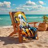 1Pc Ghostly Halloween Night Beach Towel Quick Dry Multiuse For Beach Pool Gym Yoga Home Travel Christmas Halloween Xmas Gift G1260