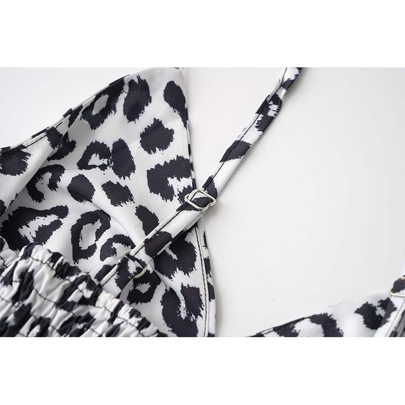 Kleid mit Animal-Print - Damen-Slipkleid 2024 mit Futter, Sommerurlaubs-Essential