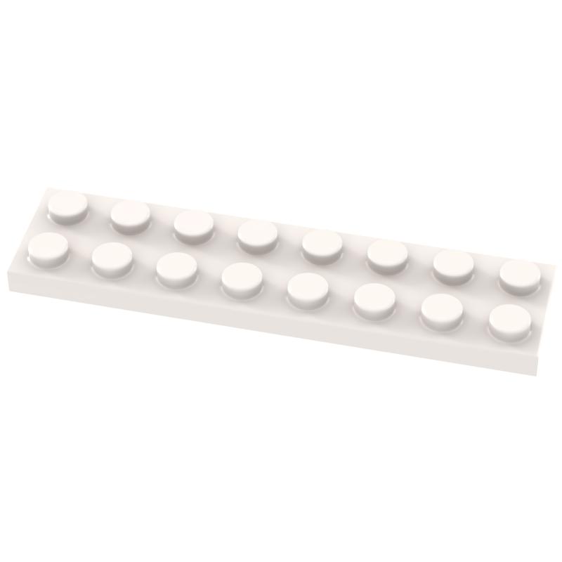 [Funbrick] 20pcs Plate 2x8 3034 Compatible with Famous Brand Building Block Classic Building Blcok Toys MOC DIY