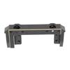 RC Front Bumper Mount Brass Front Bumper Servo Mounting Bracket Stand for SCX10 II RC Crawler Cars Black